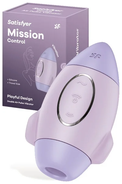 Satisfyer Mission Control 3.9" Air Pulse Clitoral Vibrator — image 7 of 12