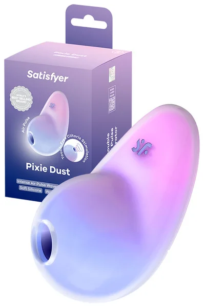 Satisfyer Pixie Dust 3.7" Vibrating Air Pulse Clitoral Stimulator — image 7 of 12