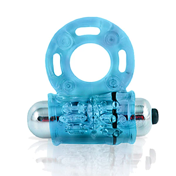 Blush Vibrating Bull Ring Blue — image 3 of 4
