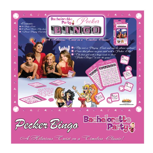 Bachelorette Party Game Pecker Bingo — image 2 of 2