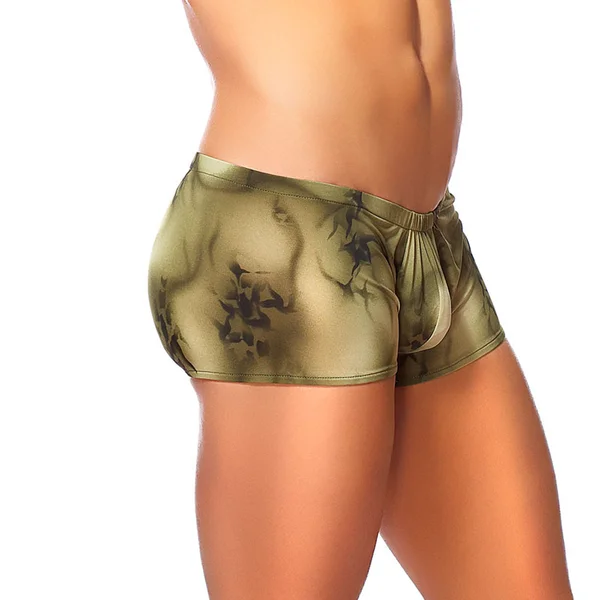 Male Power Skyview Pouch Short Olive Large — image 2 of 2