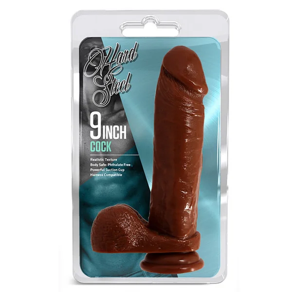 Blush Hard Steel 9 inch Cock Brown — image 4 of 4