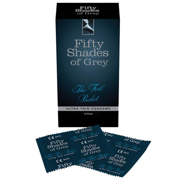 Fifty Shades Foil Packet Condoms (12/pk) — image 4 of 4