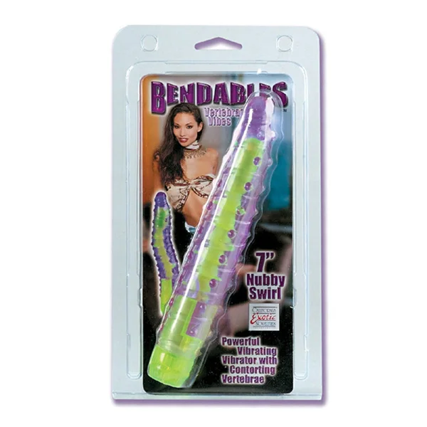 California Exotic Bendables Vertebrae Vibrators - Nubby Swirl — image 4 of 4