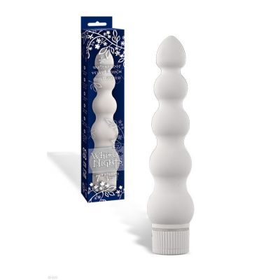 Doc Johnson White Nights 7 3 Ribbed Vibrator