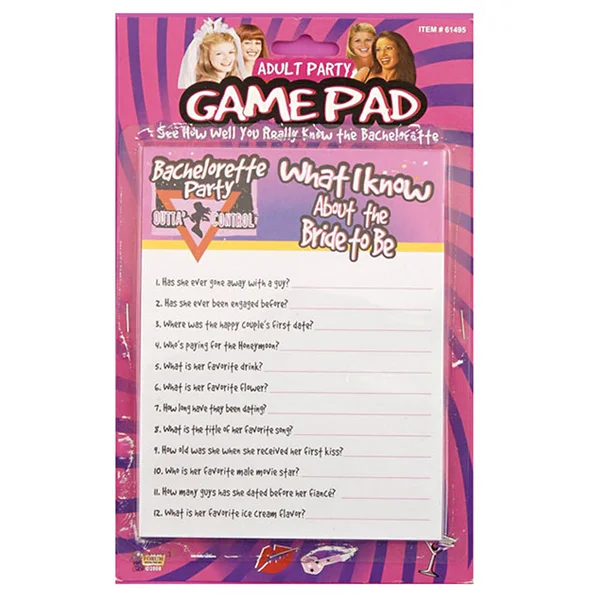 Bachelorette Know The Bride Game — image 2 of 2