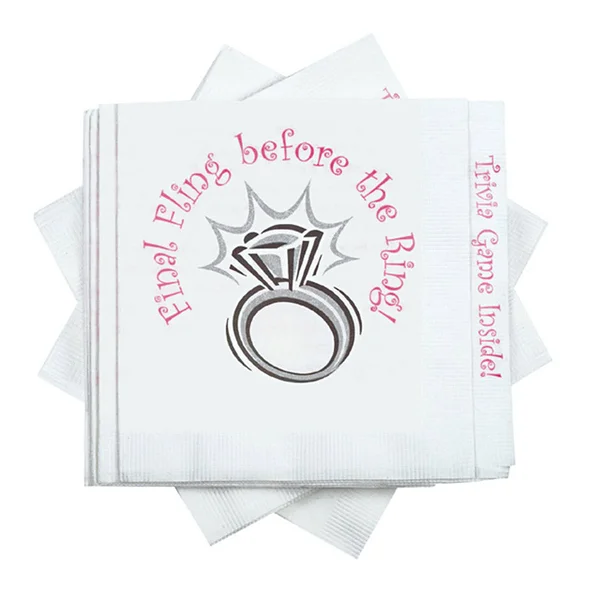 Final Fling Trivia Game Napkins (25) — image 2 of 2