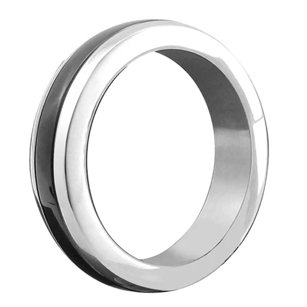 Heart 2 Heart C Ring Stainless 2in Chrome with Black — image 2 of 2