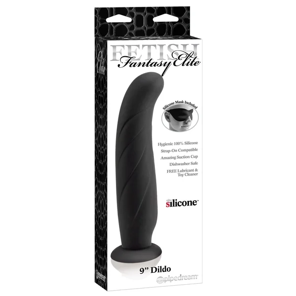 Fetish Fantasy Elite 9 inch Dildo Black — image 10 of 10