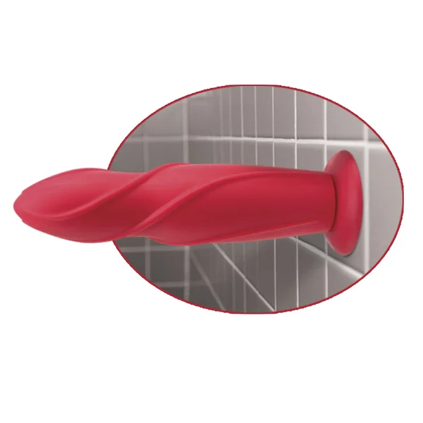 Fetish Fantasy Elite Vibrating 8 inch Dildo Red — image 8 of 10