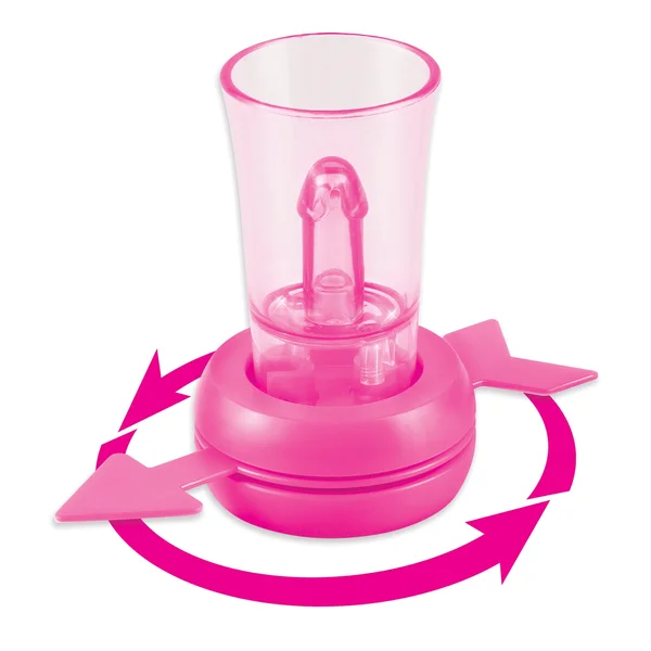 Pipe Dreams Bachelorette Party Favors Pecker Shot Glass Spinner — image 4 of 4