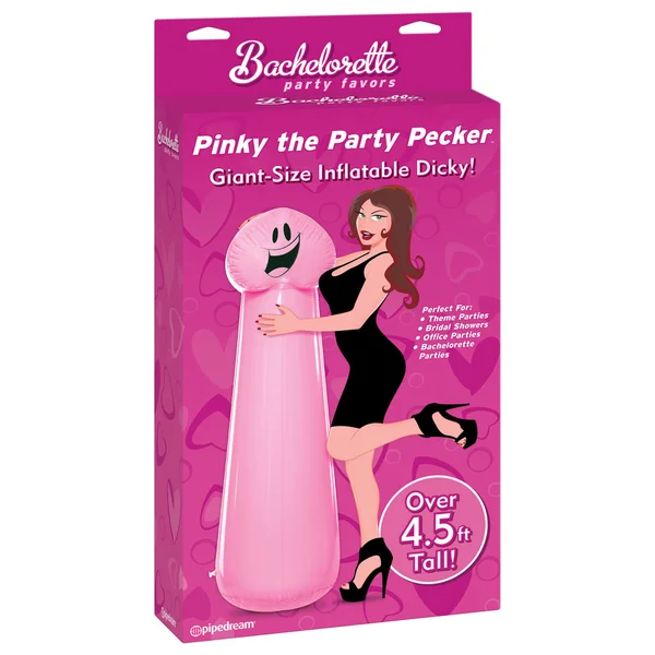 Pipe Dreams Bachelorette Party Favors Pinky the Party Pecker Giant-Size Inflatable Dicky! — image 3 of 4
