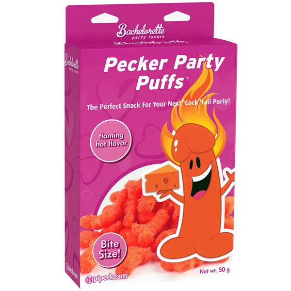 Pipe Dreams Bachelorette Party Pecker Party Puffs Flaming Hot — image 2 of 2