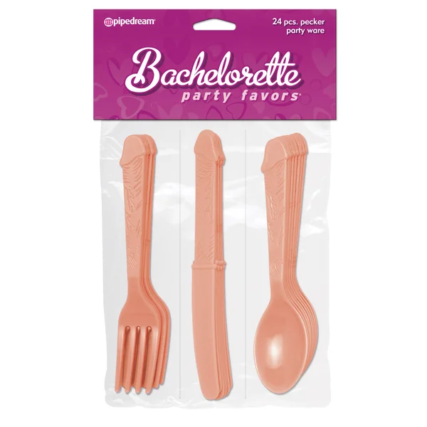 Pipe Dreams Bachelorette Party Favors Pecker Party Plastic Ware — image 2 of 2