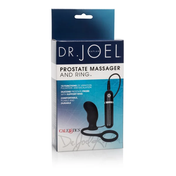 Dr. Joel Kaplan 10-Function Prostate Massager and Rings - Black — image 11 of 12