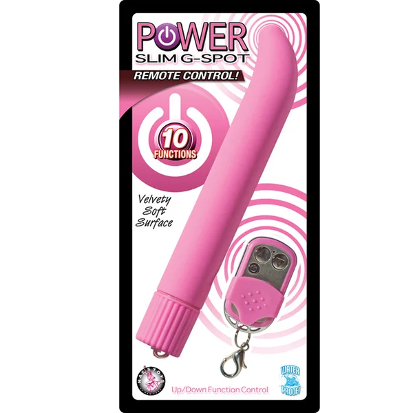 Nasstoys Power Slim G-Spot Remote Control Vibe Waterproof Pink — image 4 of 4