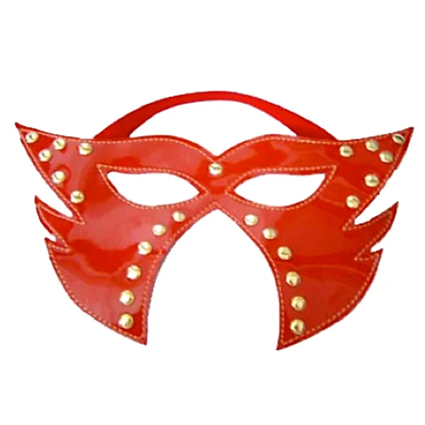 Rapture Red Leather Mask — image 2 of 2