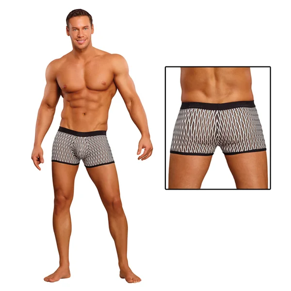 Male Power Wave Mini Pouch Short Black Medium — image 2 of 2