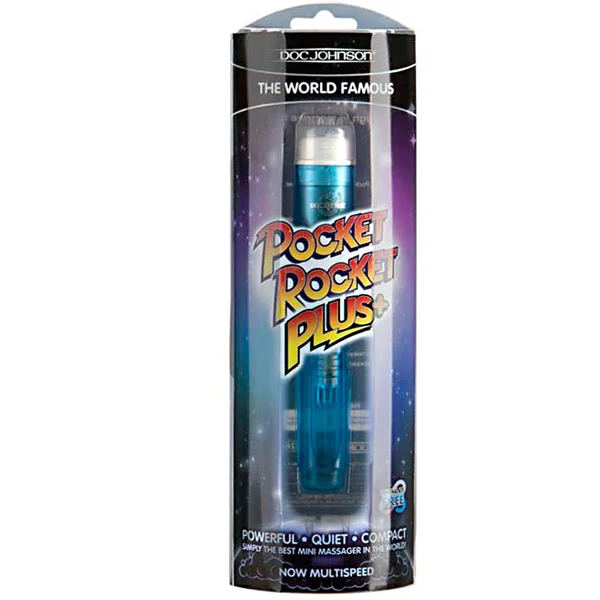 Doc Johnson Pocket Rocket Plus:Blue — image 4 of 4