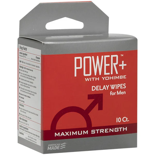 Power Plus With Yohimbe - Delay Wipes for Men - 10 Pack — image 4 of 6