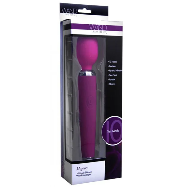 Wand Essentials Majesty 10 Mode Silicone Cordless Wand Massager — image 4 of 4
