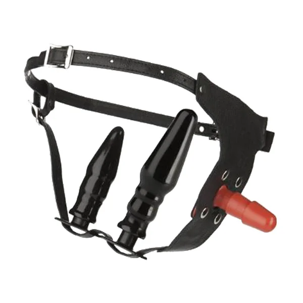 Doc Johnson Vac-U-Lock Leather Ultra Harness For Wmn — image 5 of 6