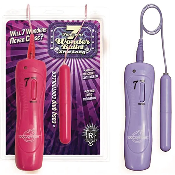 Doc Johnson 7 Function Wonder Bull. Xtra Long (Pink) — image 4 of 4