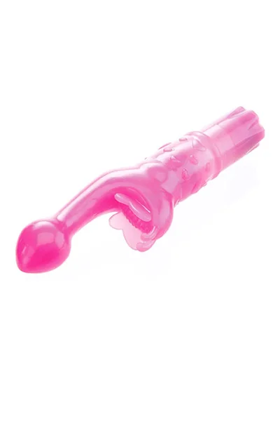 Adam and Eve Butterfly Kiss 7.25" Rabbit Vibrator with Clitoral Teaser — image 6 of 6