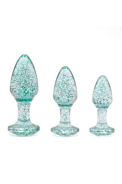 Adam and Eve Glitter Gem 3 Piece Butt Plug Set — image 13 of 14