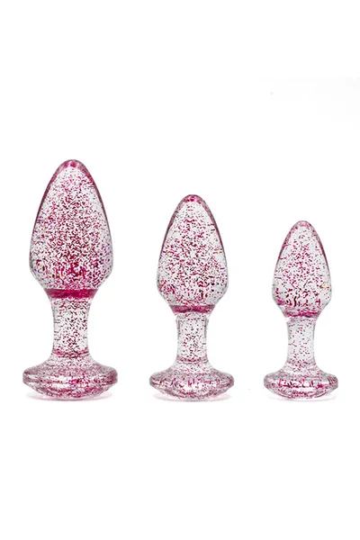 Adam and Eve Glitter Gem 3 Piece Butt Plug Set — image 10 of 14