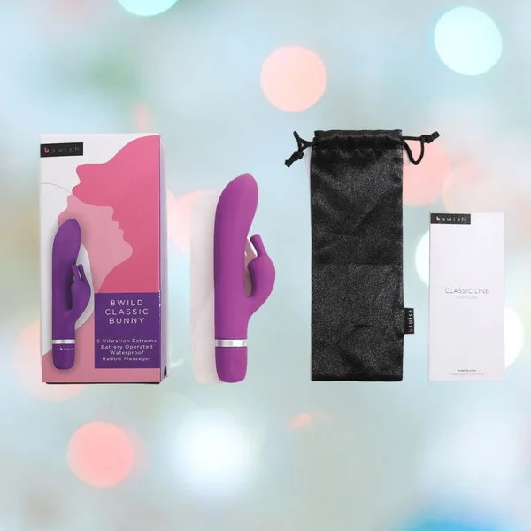 B Swish Bwild Classic G-Spot and Clitoral Vibrator - Purple — image 3 of 5