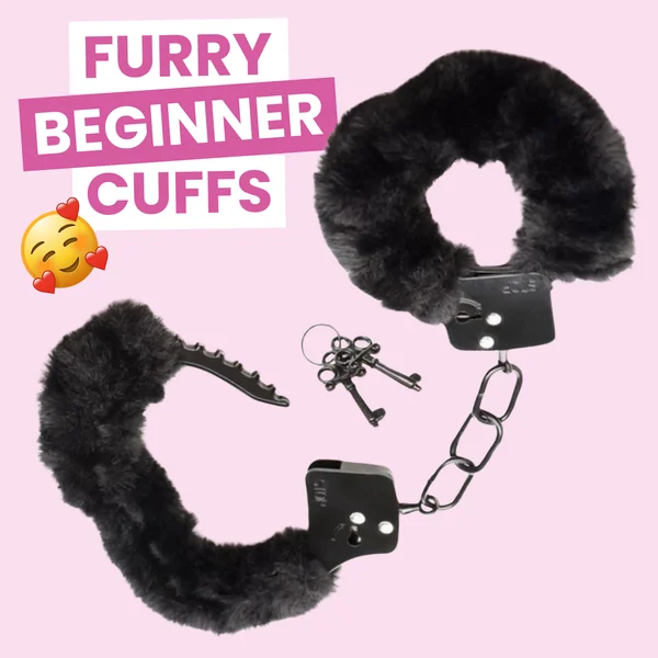 Master Series Cuffed In Fur Furry Handcuffs in Pink — image 10 of 13