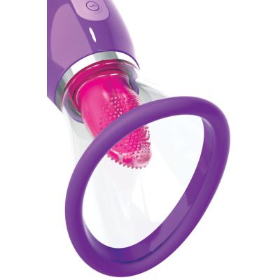 Pipedream Pump With Tongue Vibrating G Spot Handle