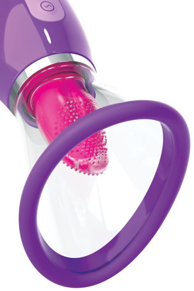 Pipedream Pump With Tongue & Vibrating G-Spot Handle