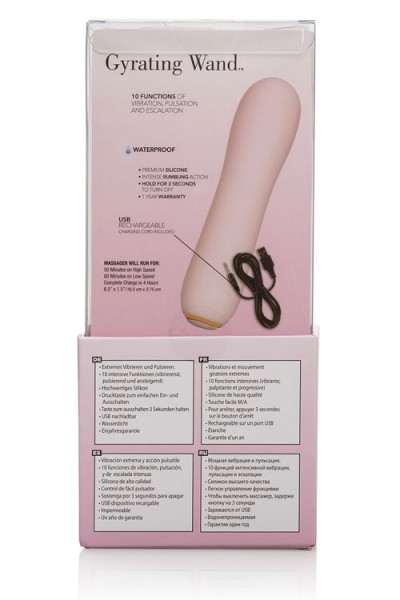 California Exotic 6.5" Gyrating 10-Function Wand