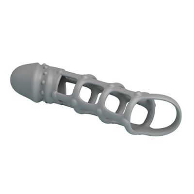 Penis sleeve with ball strap