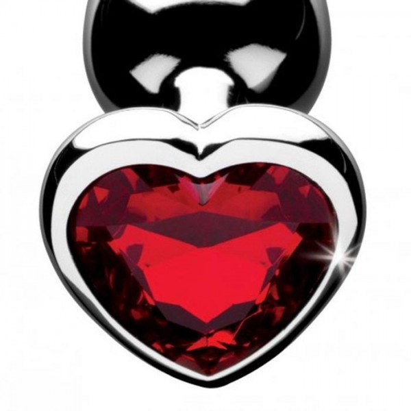 Booty Sparks Red Heart Anal Plug