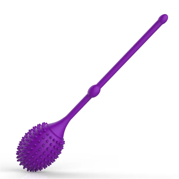 Silicone Textured Kegel Ball With Rolling Weight — image 8 of 8