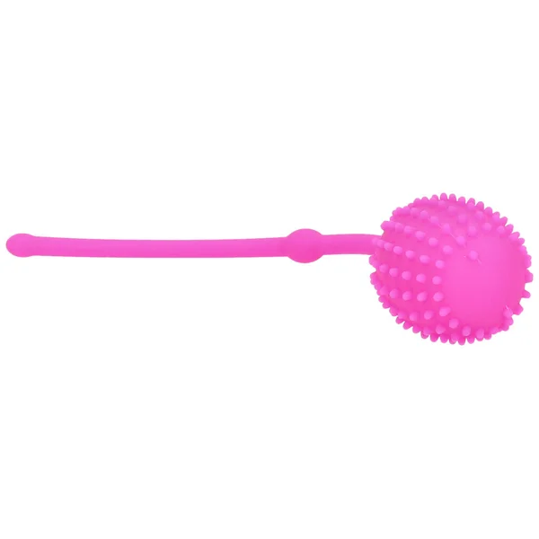 Silicone Textured Kegel Ball With Rolling Weight — image 7 of 8