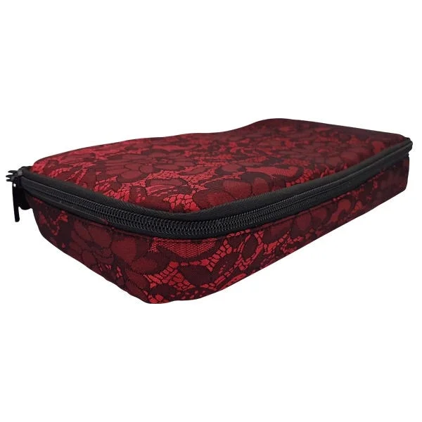Lace Lockable Bag By Brigitta - Red — image 9 of 11