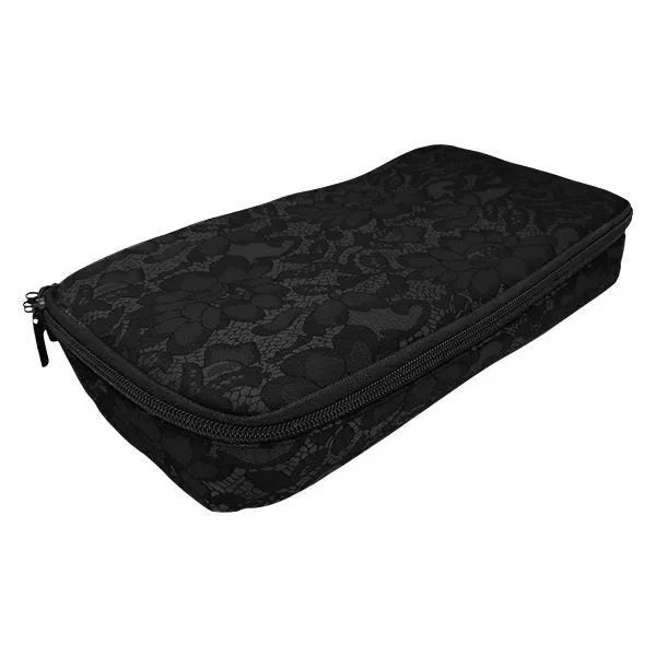 Lace Lockable Bag By Brigitta - Black — image 2 of 3