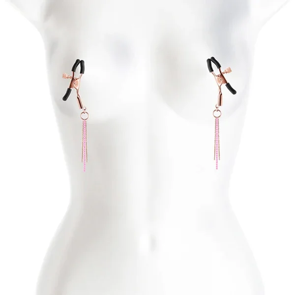 Bound D3 Adjustable Nipple Clamps with Tassels — image 6 of 7