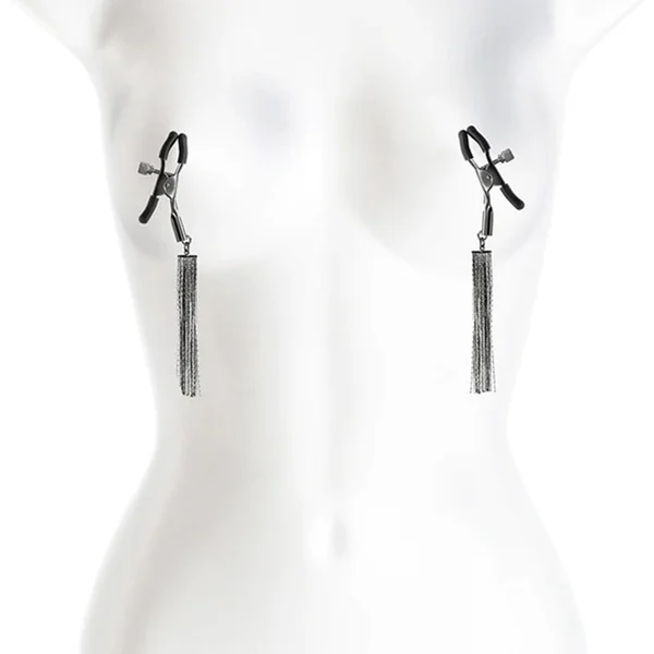 Bound D2 Adjustable Nipple Clamps with Tassels — image 6 of 7