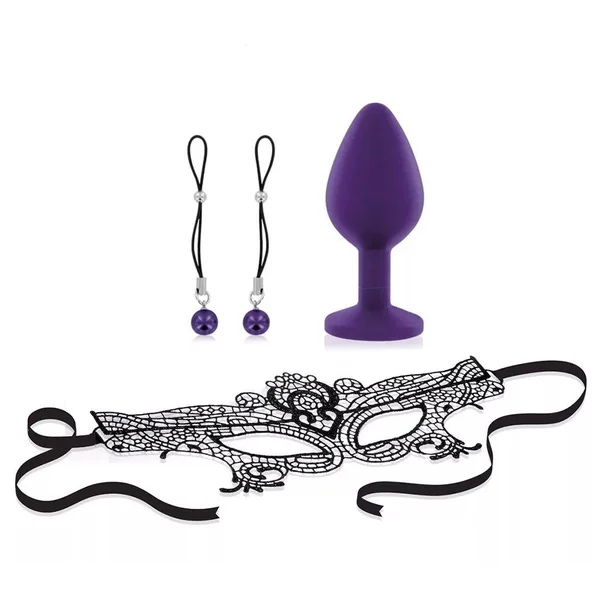Rianne S Ana's Trilogy Set II with Mask, Booty Plug & Nipple Jewellery — image 5 of 8