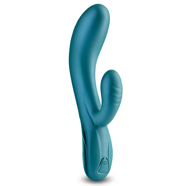 Royals Regent Metallic Green Rabbit Vibrator — image 3 of 4