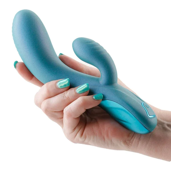 Royals Regent Metallic Green Rabbit Vibrator — image 4 of 4