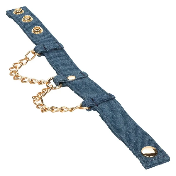 CalExotics Ride 'Em Premium Denim Collection Ankle Cuffs