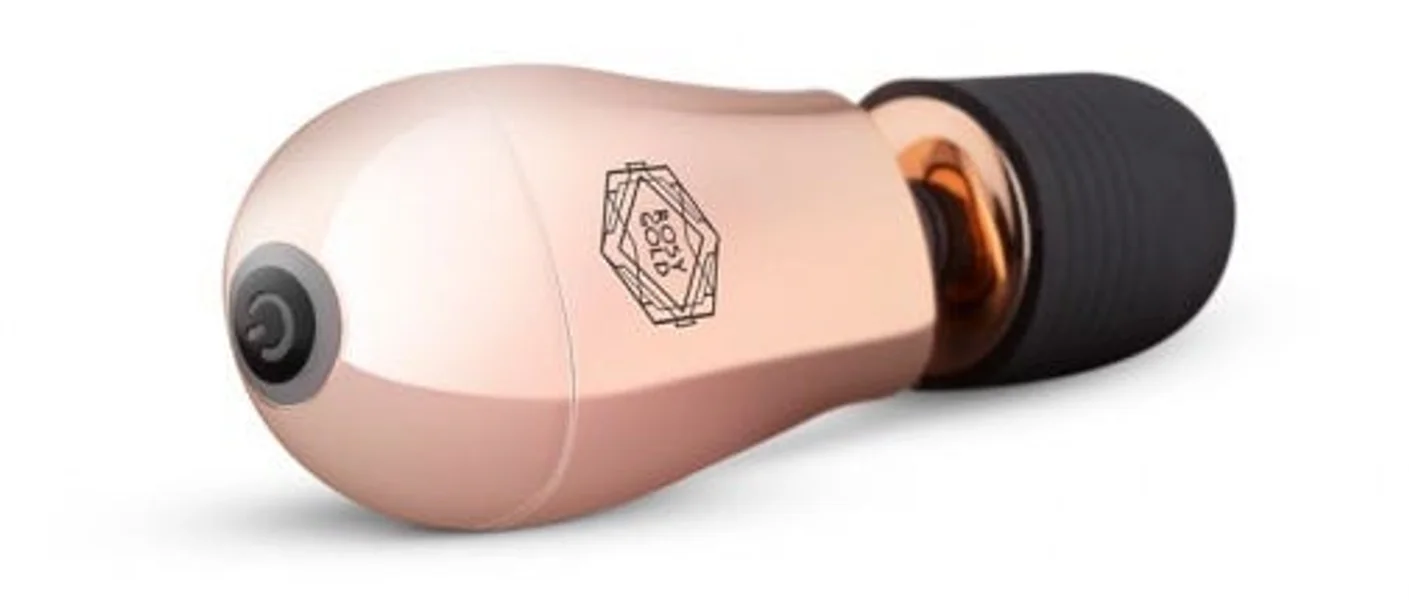 Rosy Gold Mini Massager Wand Vibrator