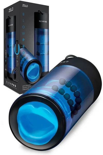 ZOLO Blowpro Ultra-Realistic Beaded Masturbator - Mouth