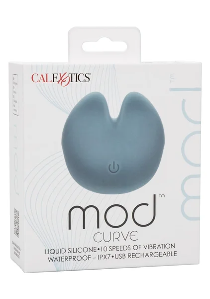 Mod Curve Rechargeable Waterproof Silicone Clitoral Stimulator By CalExotics - Blue — image 25 of 25